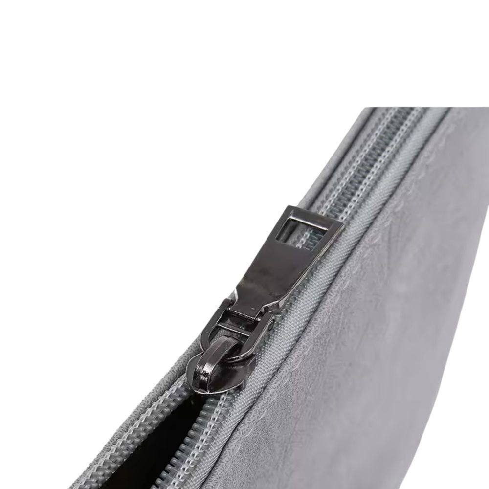 RED LARGE PU LEATHER CLUTCH - Picture 3 of 3